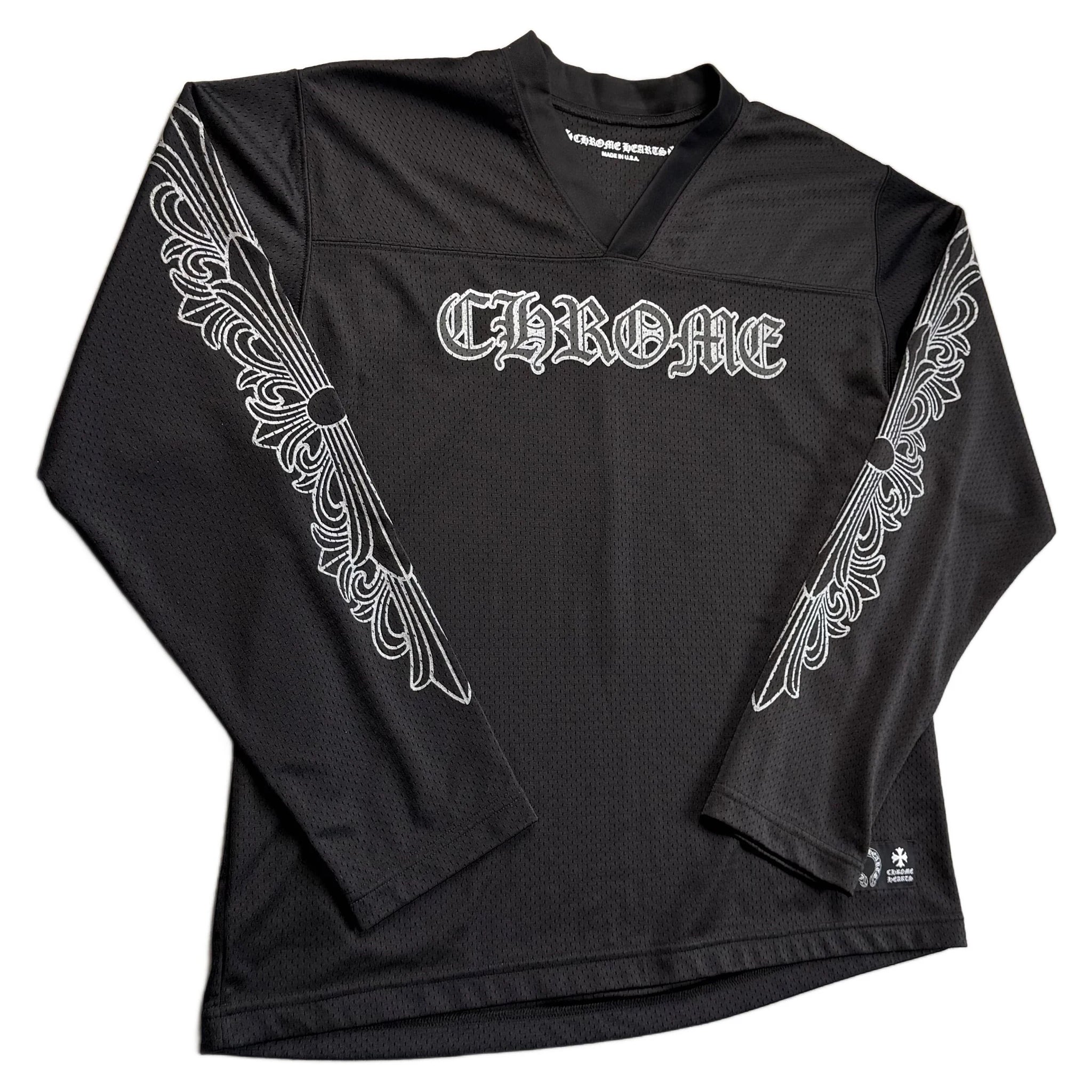 Chrome Hearts Long Sleeve Jersey - Black - M