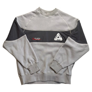 Palace Fleece Sweatshirt - Grey - L