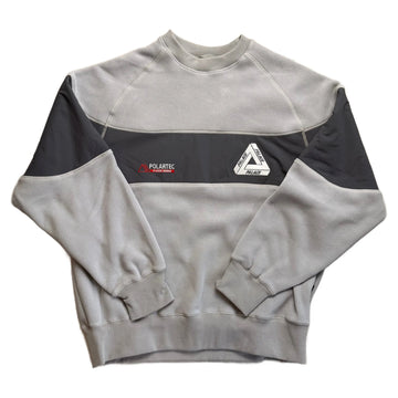 Palace Fleece Sweatshirt - Grey - L