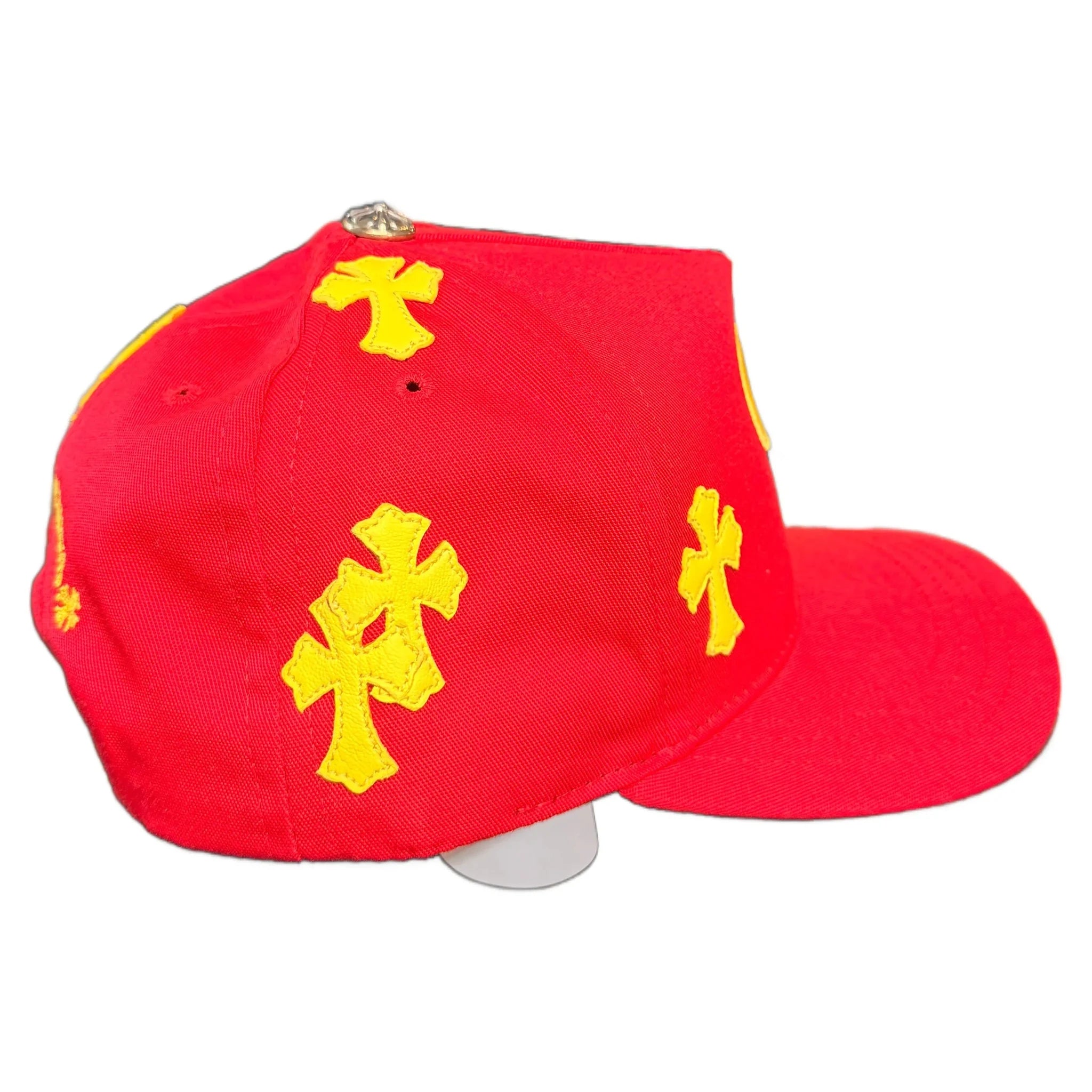 Chrome Hearts Hat - Red Yellow - Cemetery Patch
