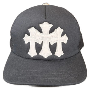 Chrome Hearts Triple Cemetery Cross Patch Hat