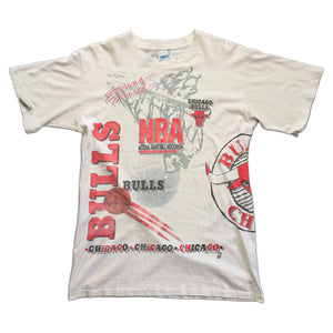Vintage Chicago Bulls Tee - White - L