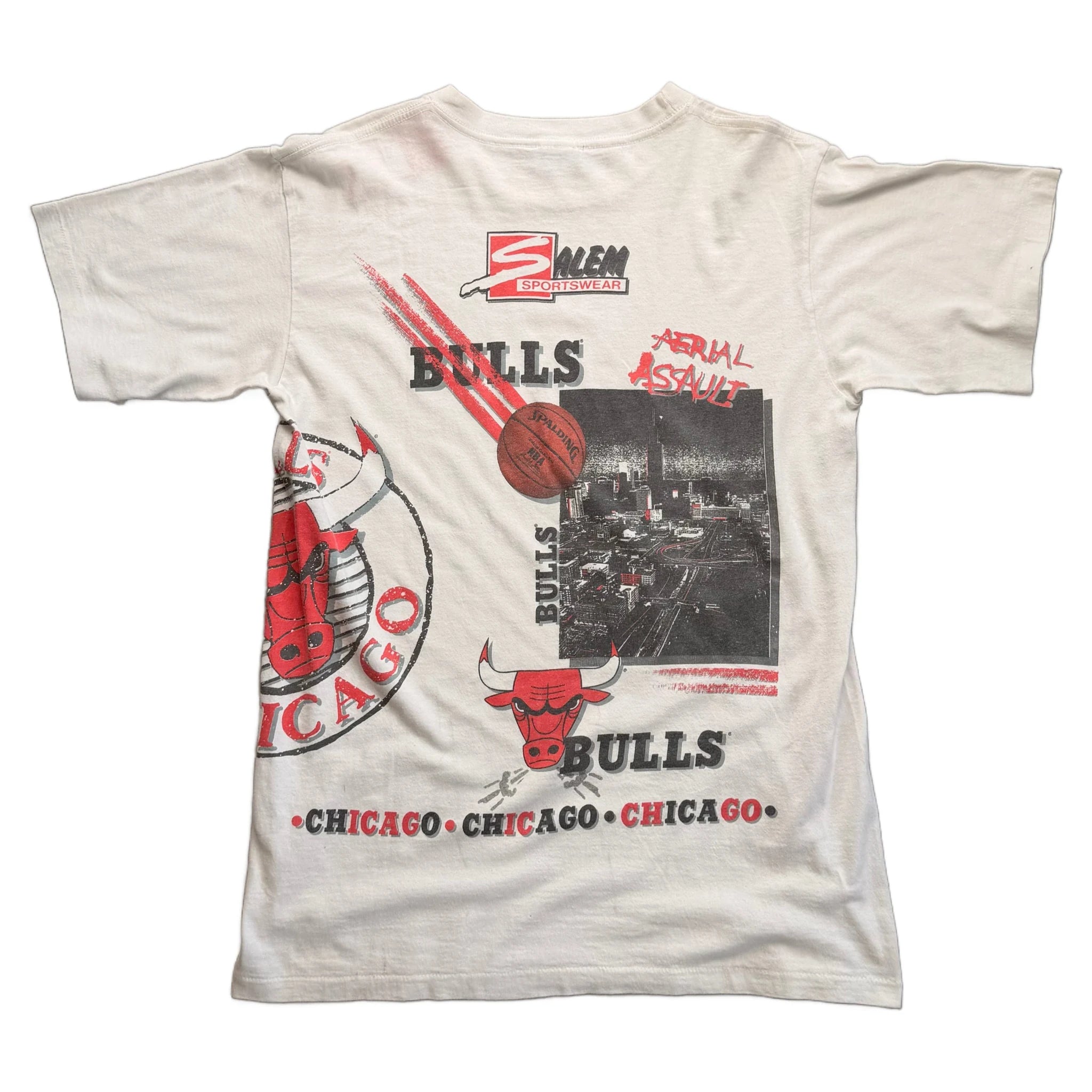 Vintage Chicago Bulls Tee - White - L
