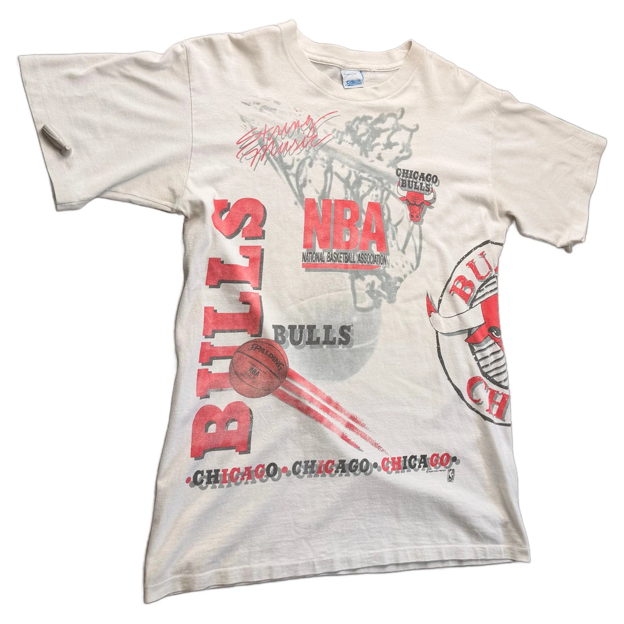 Vintage Chicago Bulls Tee - White - L