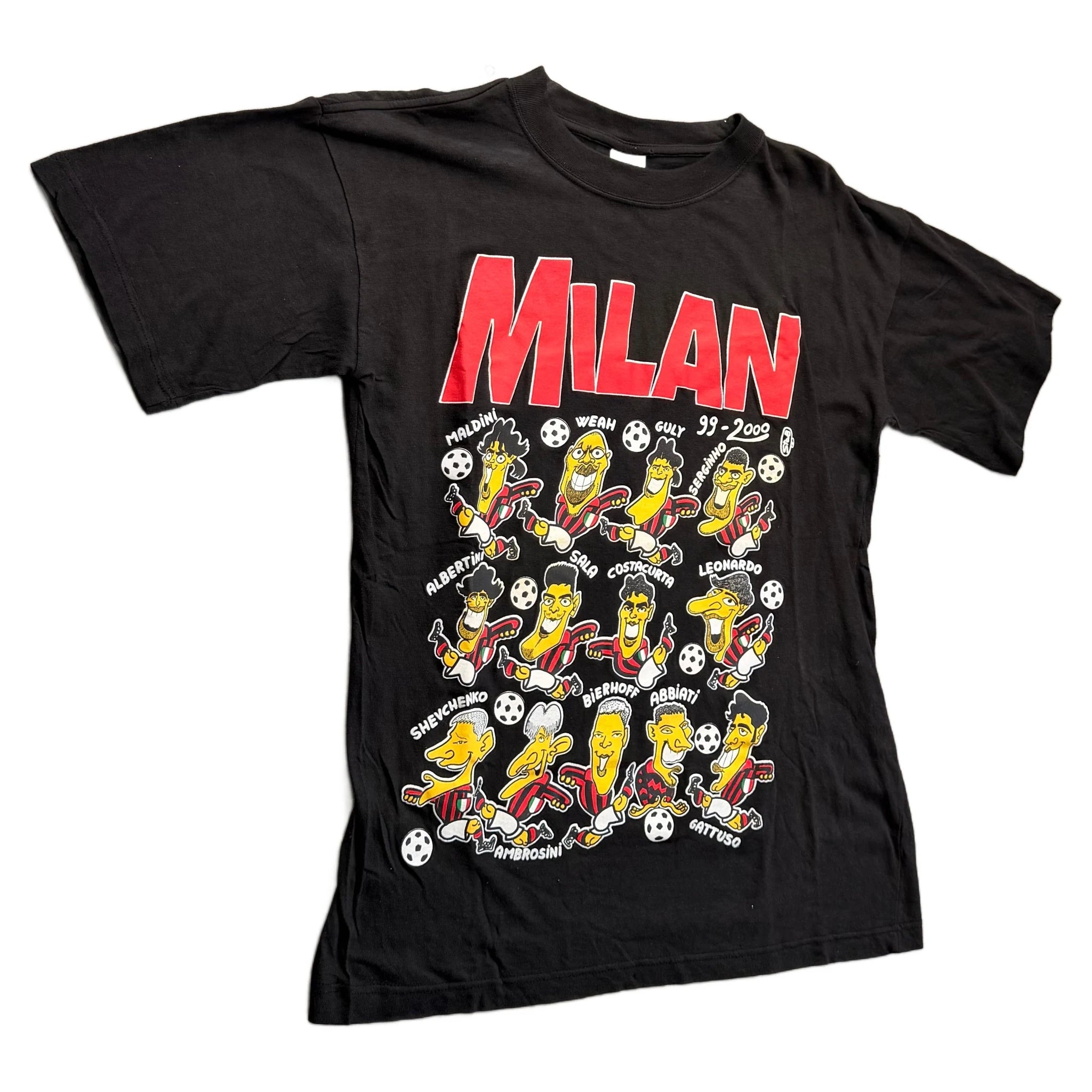 Vintage AC Milan Tee - Black - XL