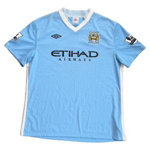 Manchester City Home Shirt - Sky Blue - XXL - 2011