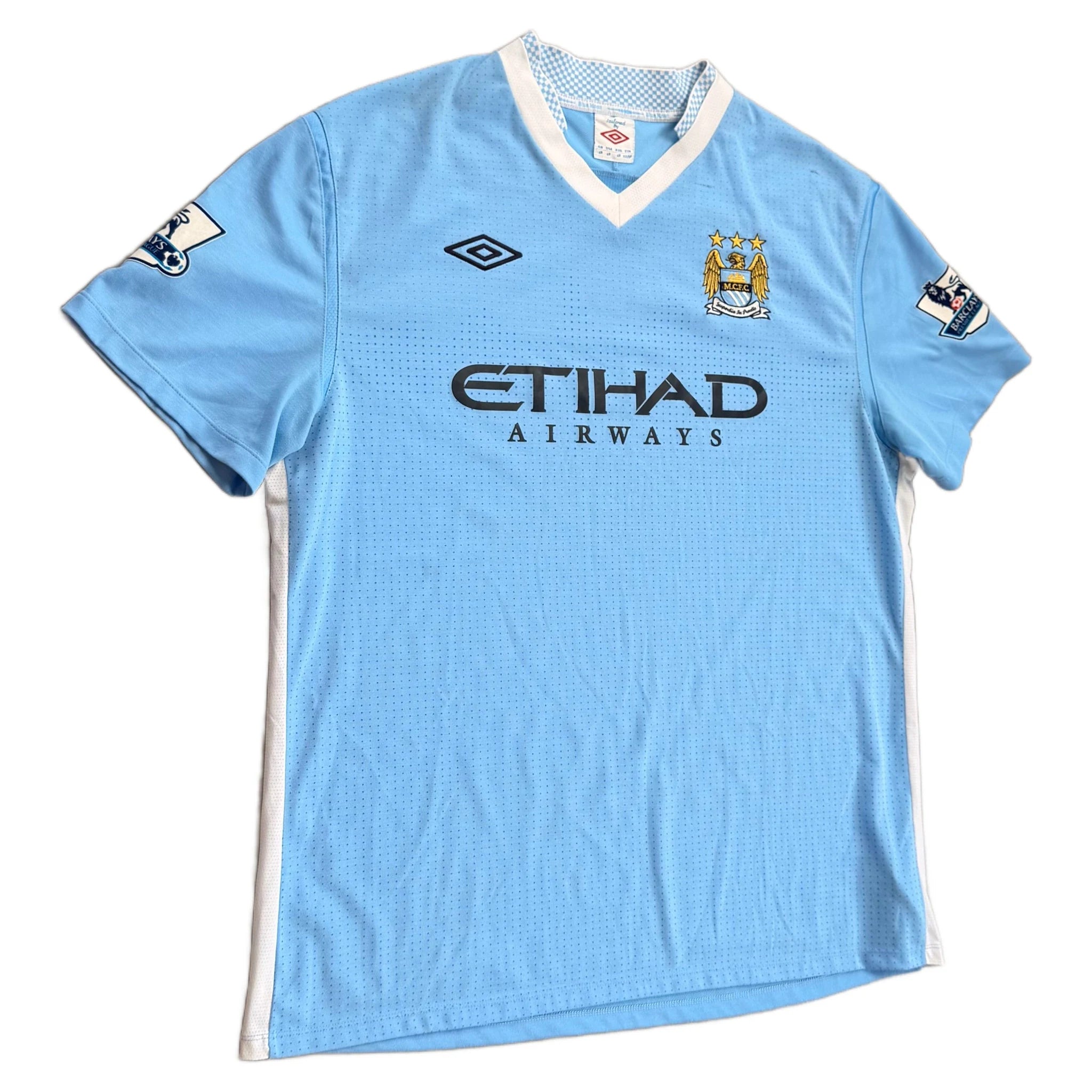 Manchester City Home Shirt - Sky Blue - XXL - 2011