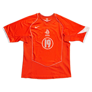 Netherlands National Team Home Shirt - White - XXL - 2004