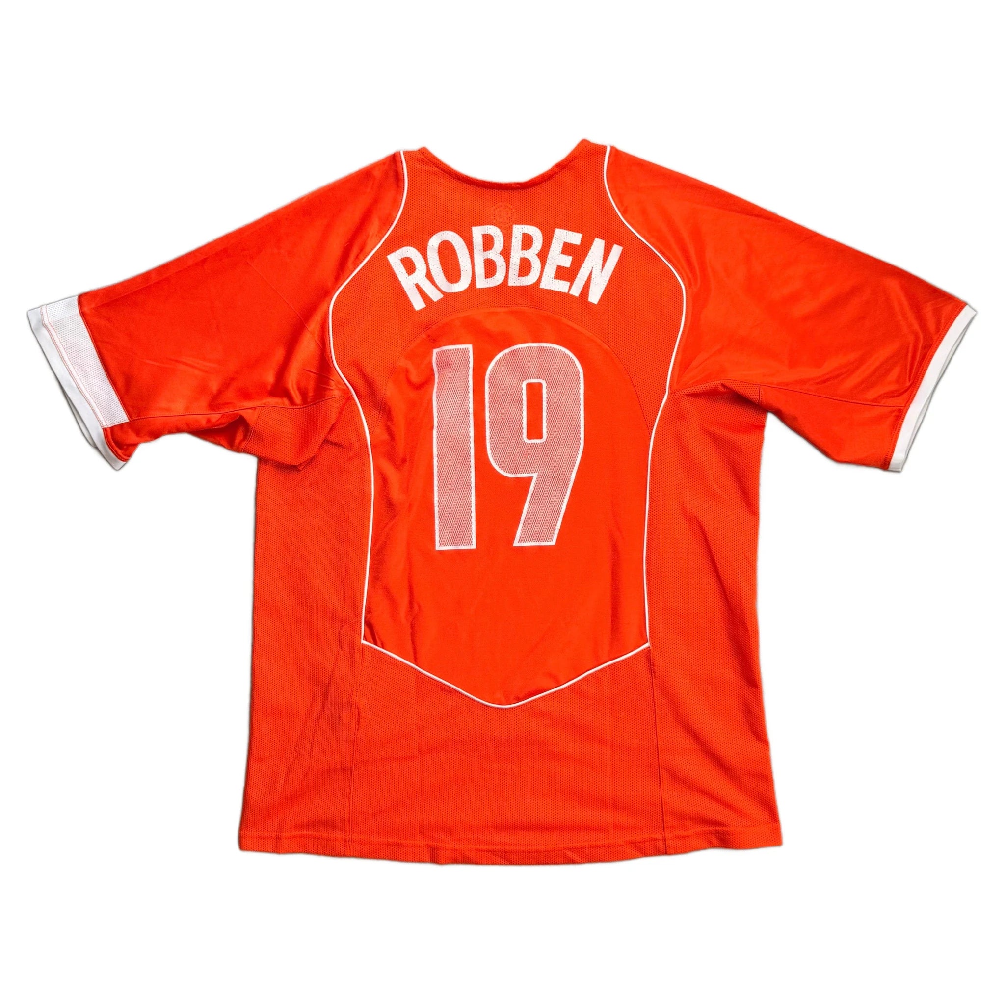 Netherlands National Team Home Shirt - White - XXL - 2004