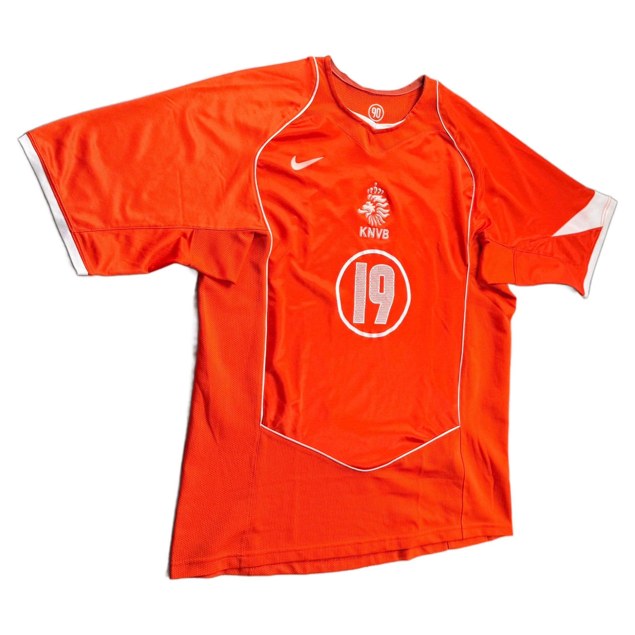 Netherlands National Team Home Shirt - White - XXL - 2004