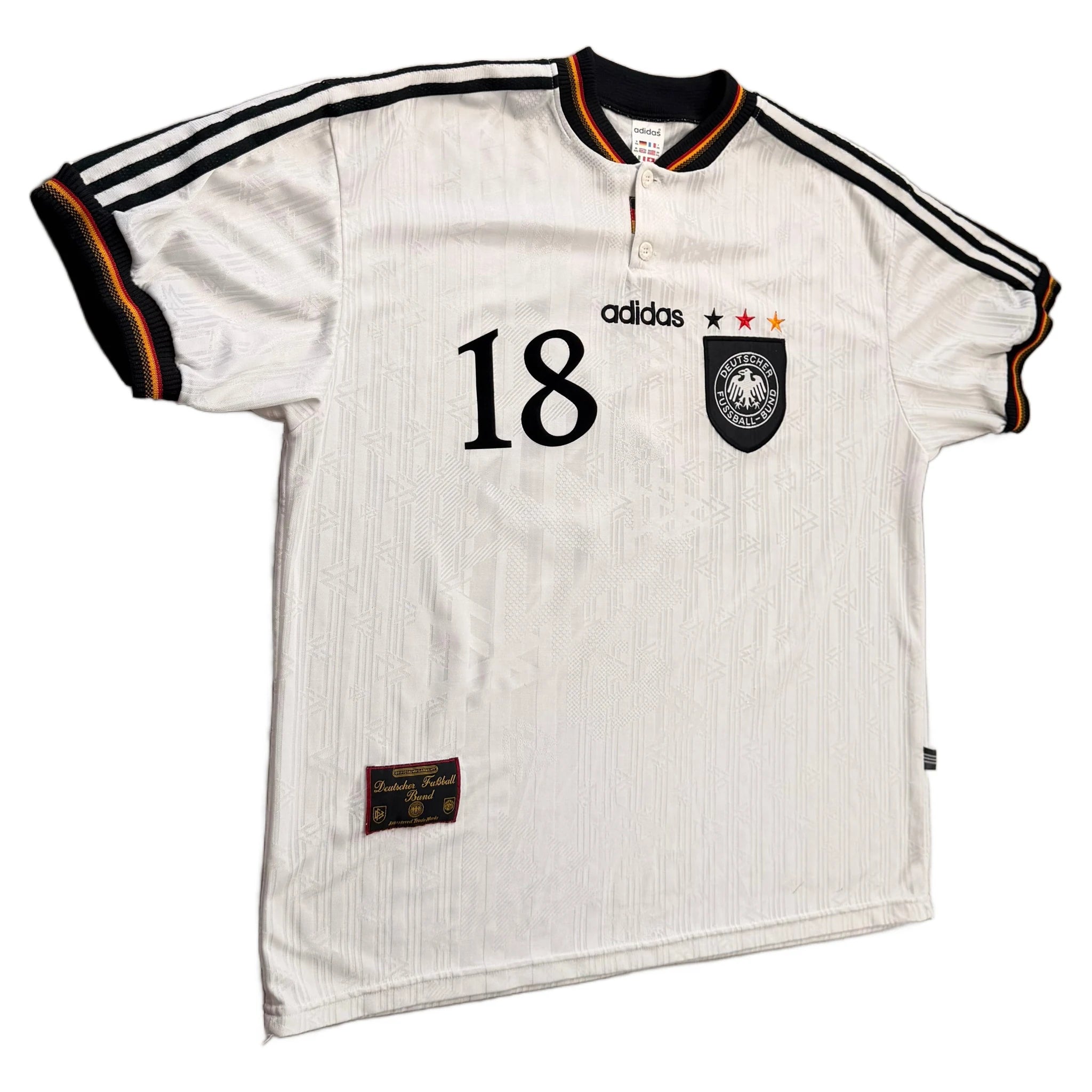 Adidas Germany Home Shirt - White - XXXL - 1996