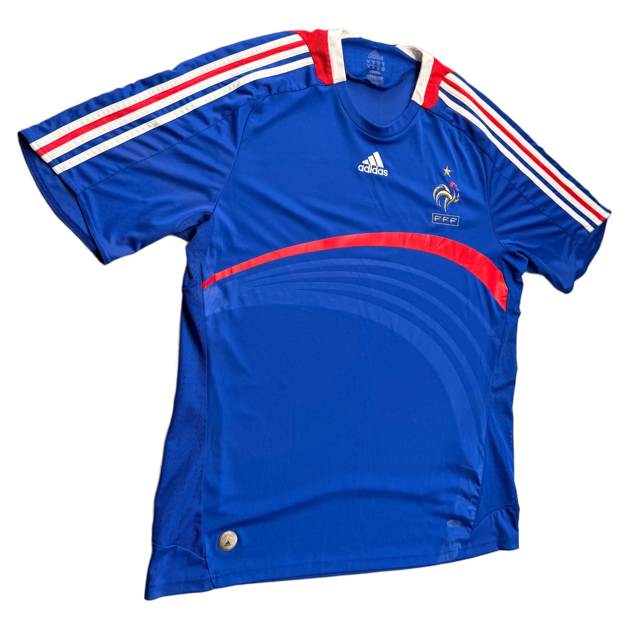 France National Team Home Shirt - White - XL - 2007