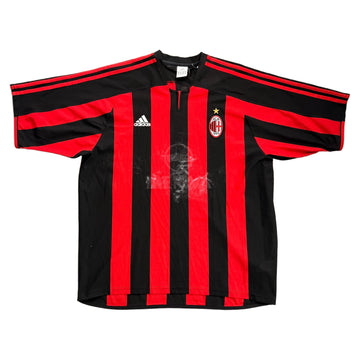 AC Milan Home Shirt - White - XL - 2003