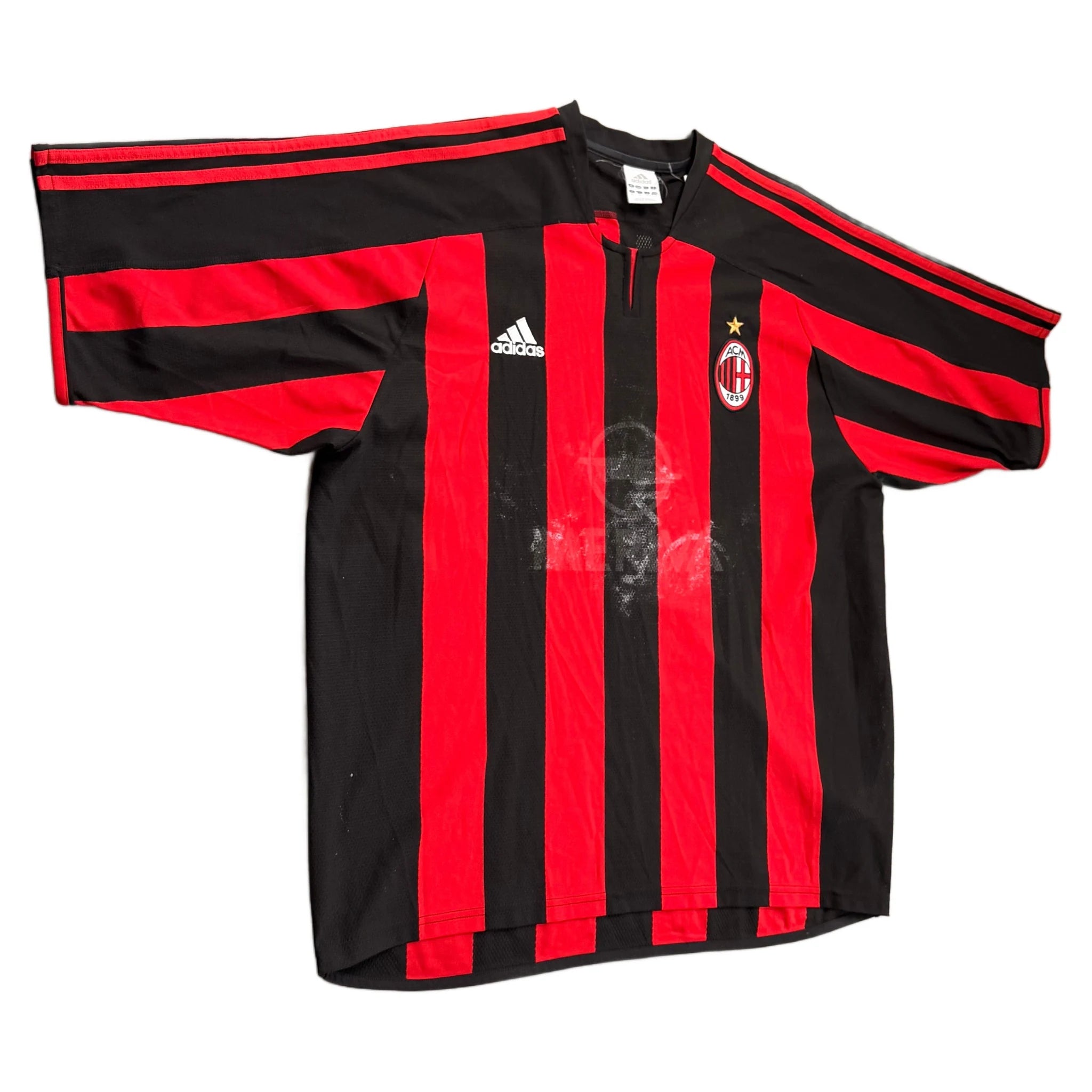 AC Milan Home Shirt - White - XL - 2003