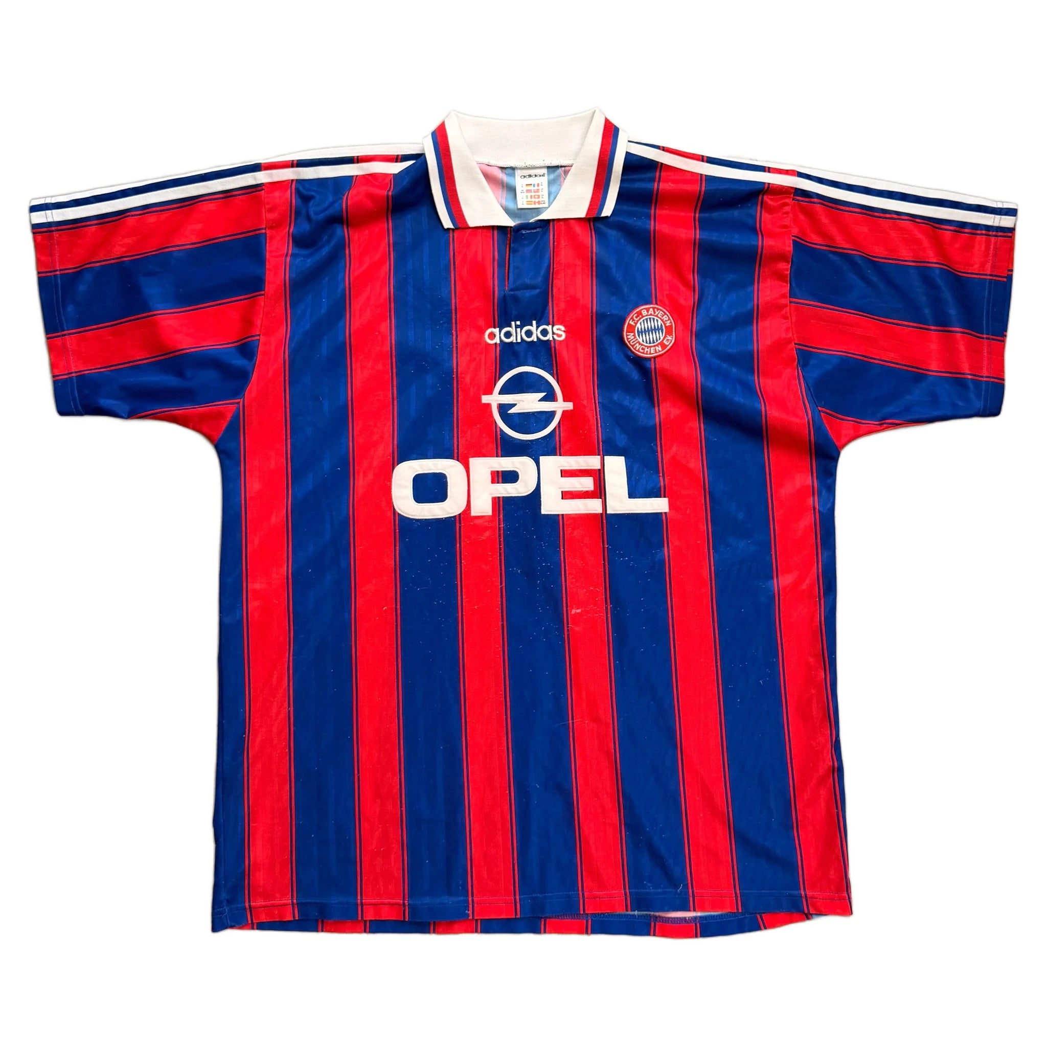 Bayern Munich Home Shirt - Red - XL - 1995