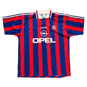 Bayern Munich Home Shirt - Red - XL - 1995