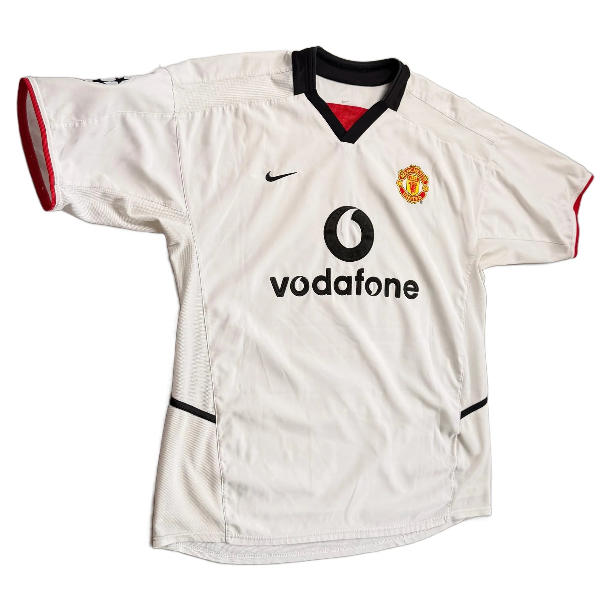 Manchester United Away Shirt - White - XL - 2002