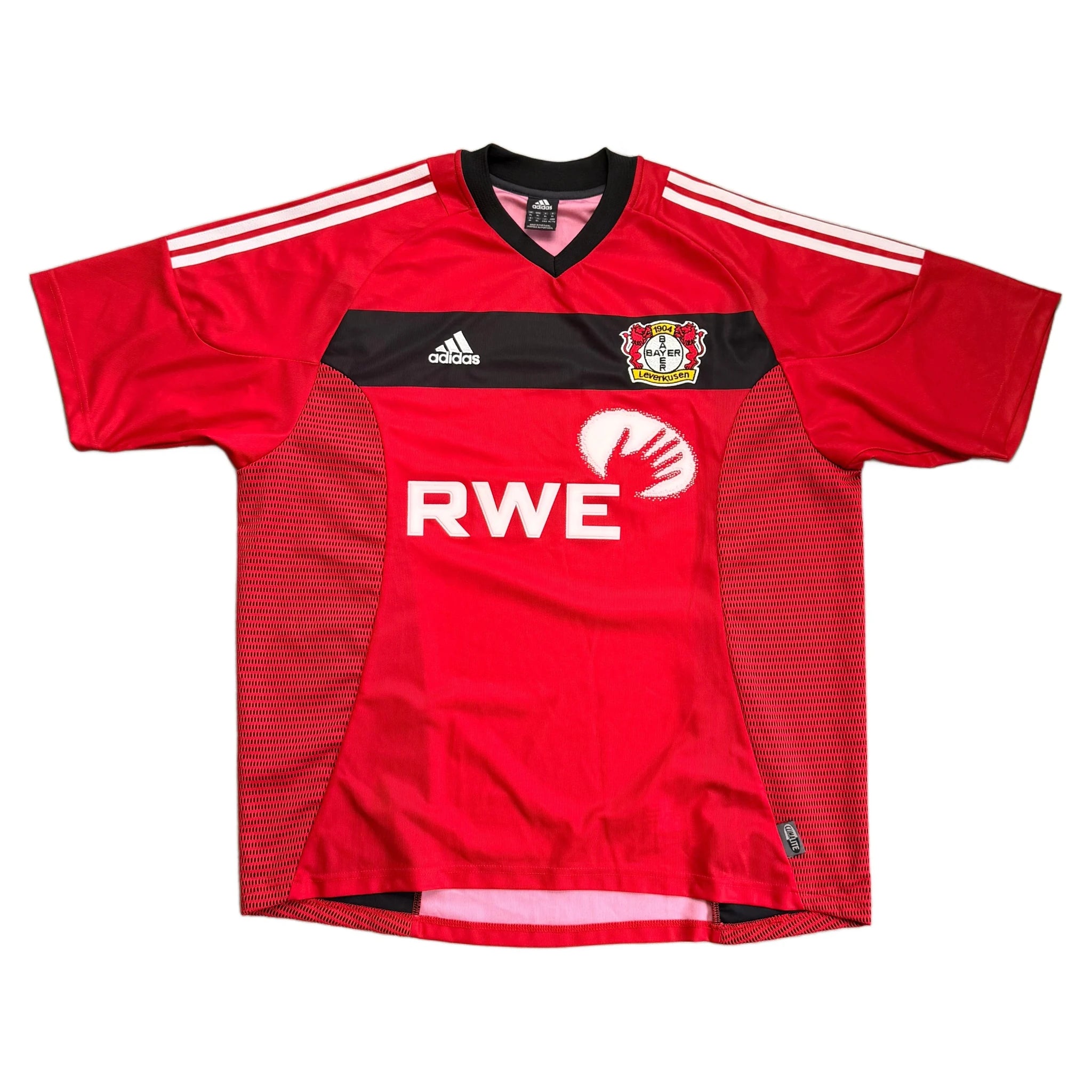 Bayer Leverkusen Home Shirt - Red - XL - 2002