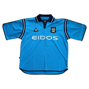 Manchester City Home Shirt - Sky Blue - XL - 2001