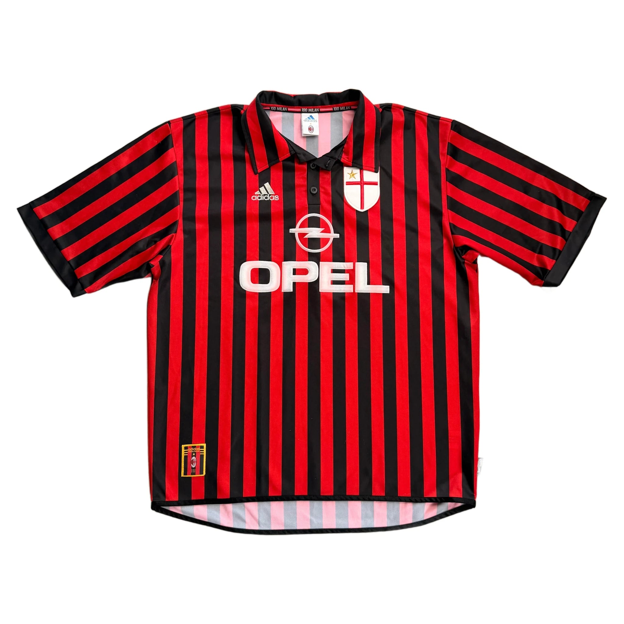 AC Milan Home Shirt - Red - XL - 1999