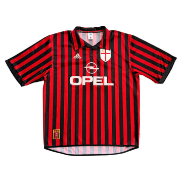 AC Milan Home Shirt - Red - XL - 1999