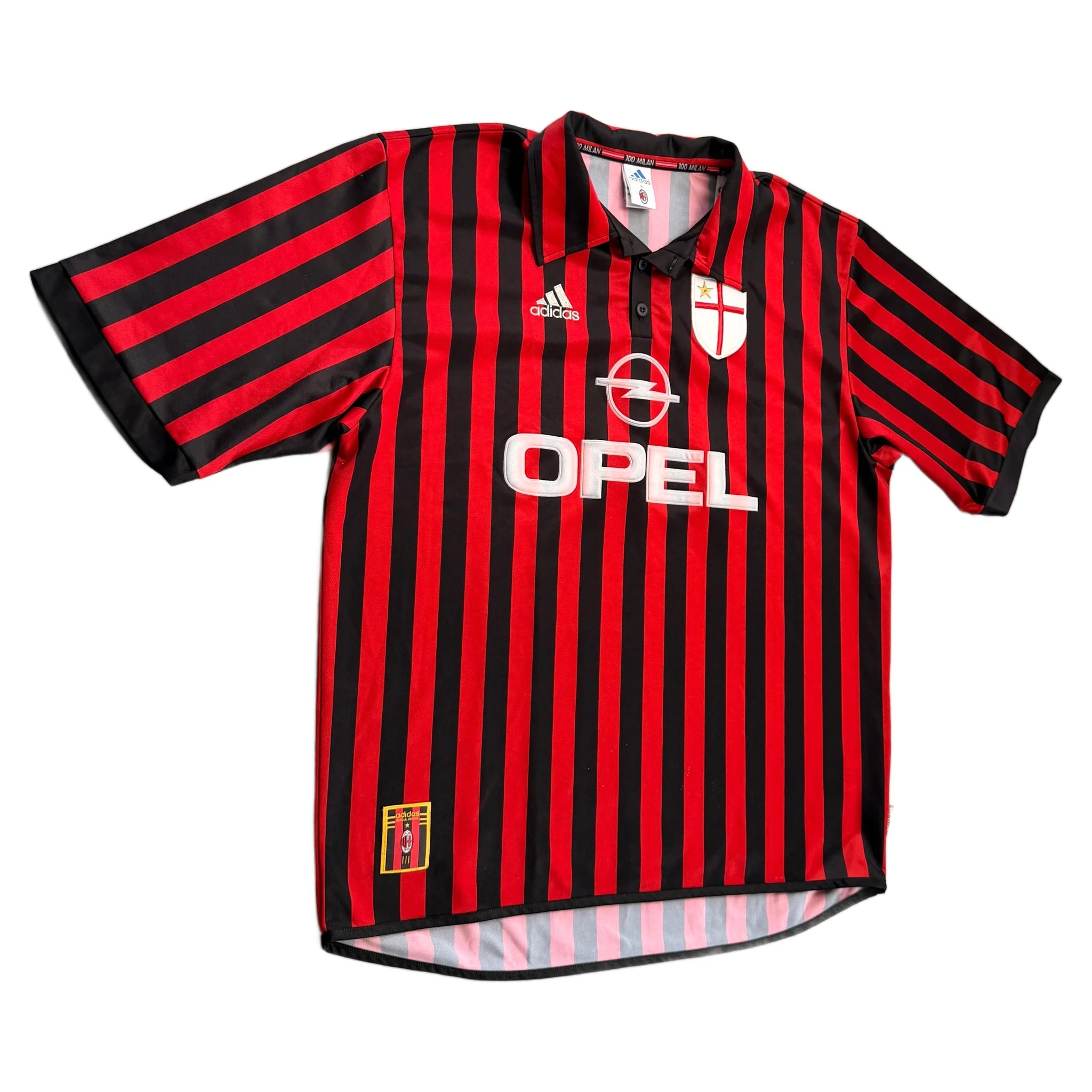 AC Milan Home Shirt - Red - XL - 1999