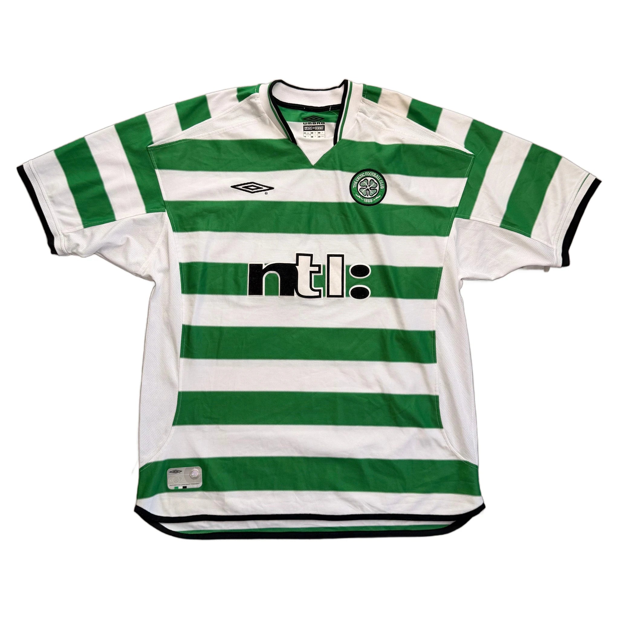 Celtic Home Shirt - Green - XL - 2001