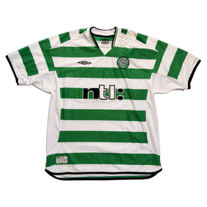 Celtic Home Shirt - Green - XL - 2001