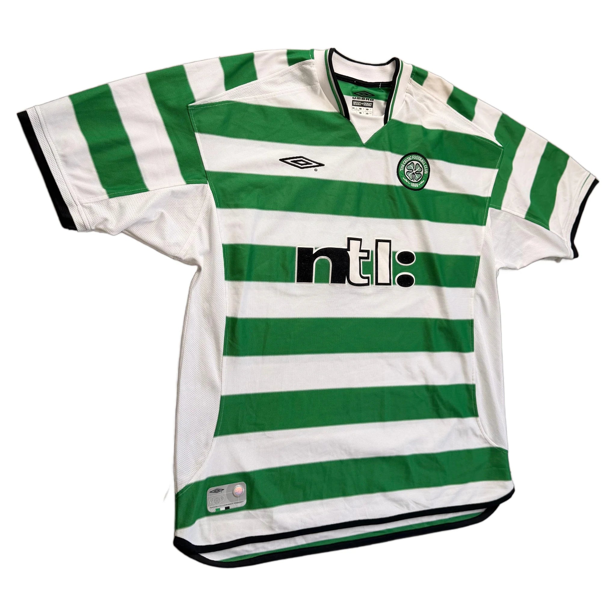 Celtic Home Shirt - Green - XL - 2001
