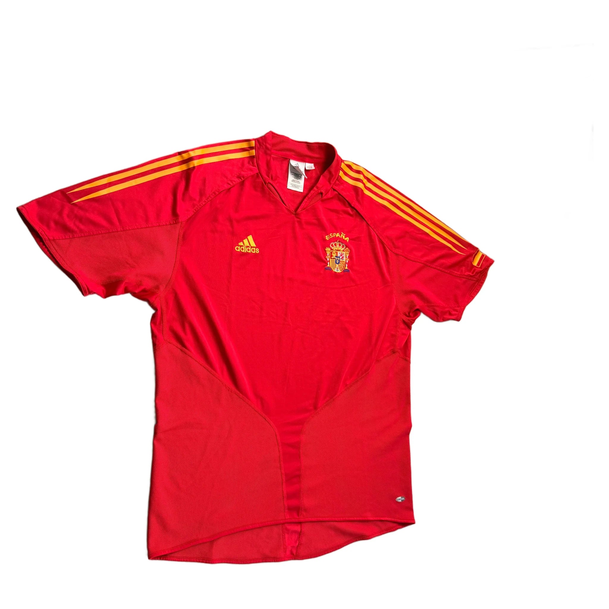 Spain Home Shirt - Red - XL - 2004