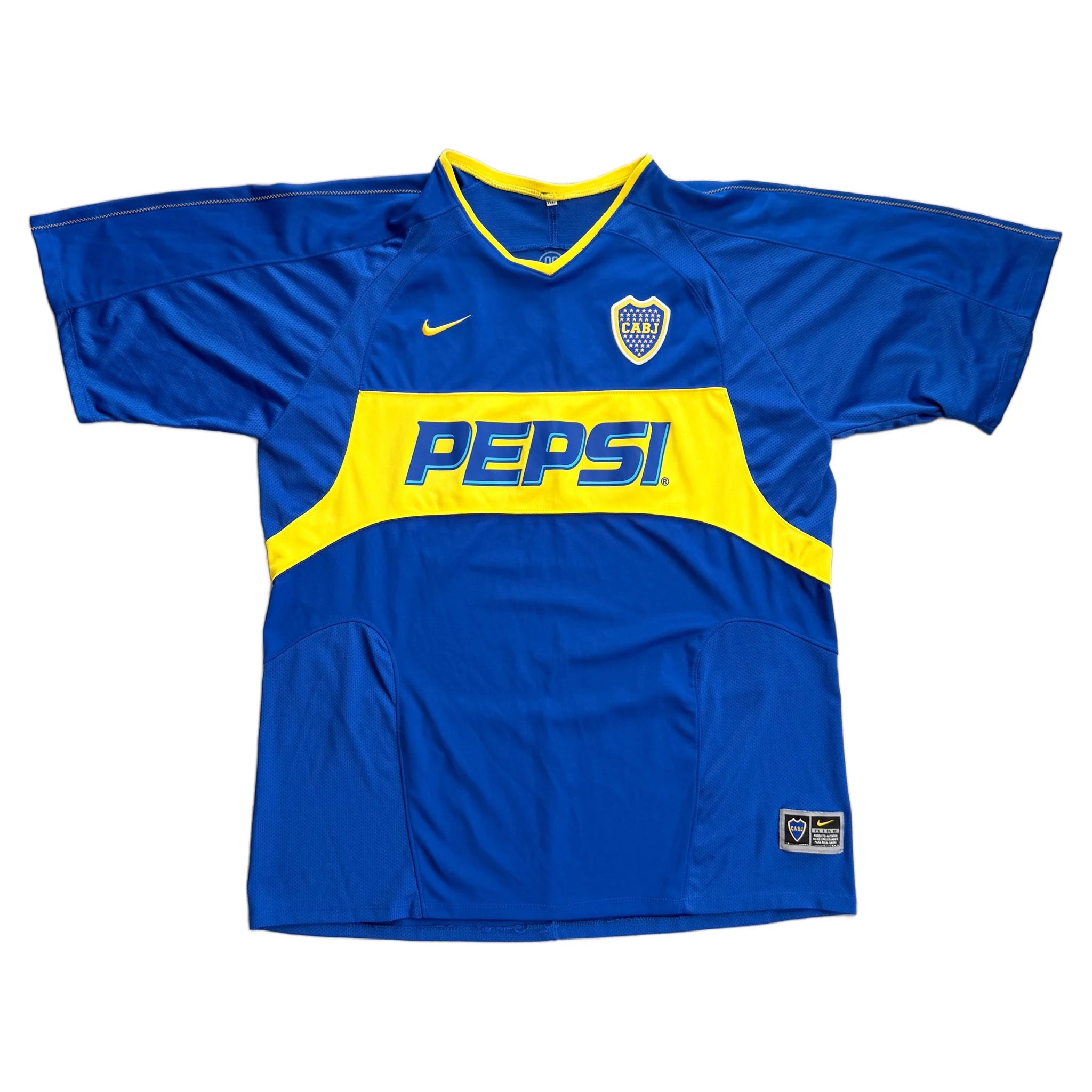 Boca Juniors Home Shirt - Blue - XL - 2003