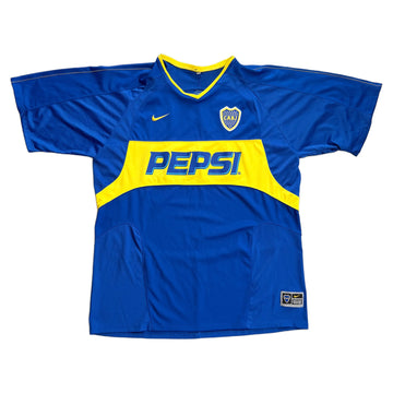 Boca Juniors Home Shirt - Blue - XL - 2003