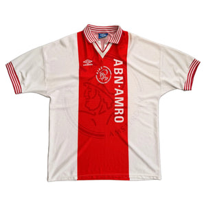 Ajax Home Shirt - White - XL - 1996
