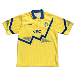Everton Away Shirt - Blue - XL - 1992