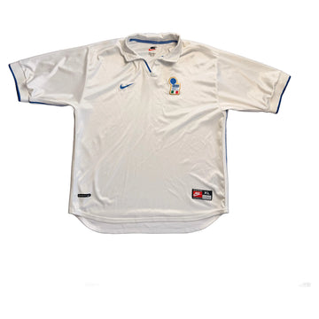 Italy National Team Away Shirt - White - XL - 1997
