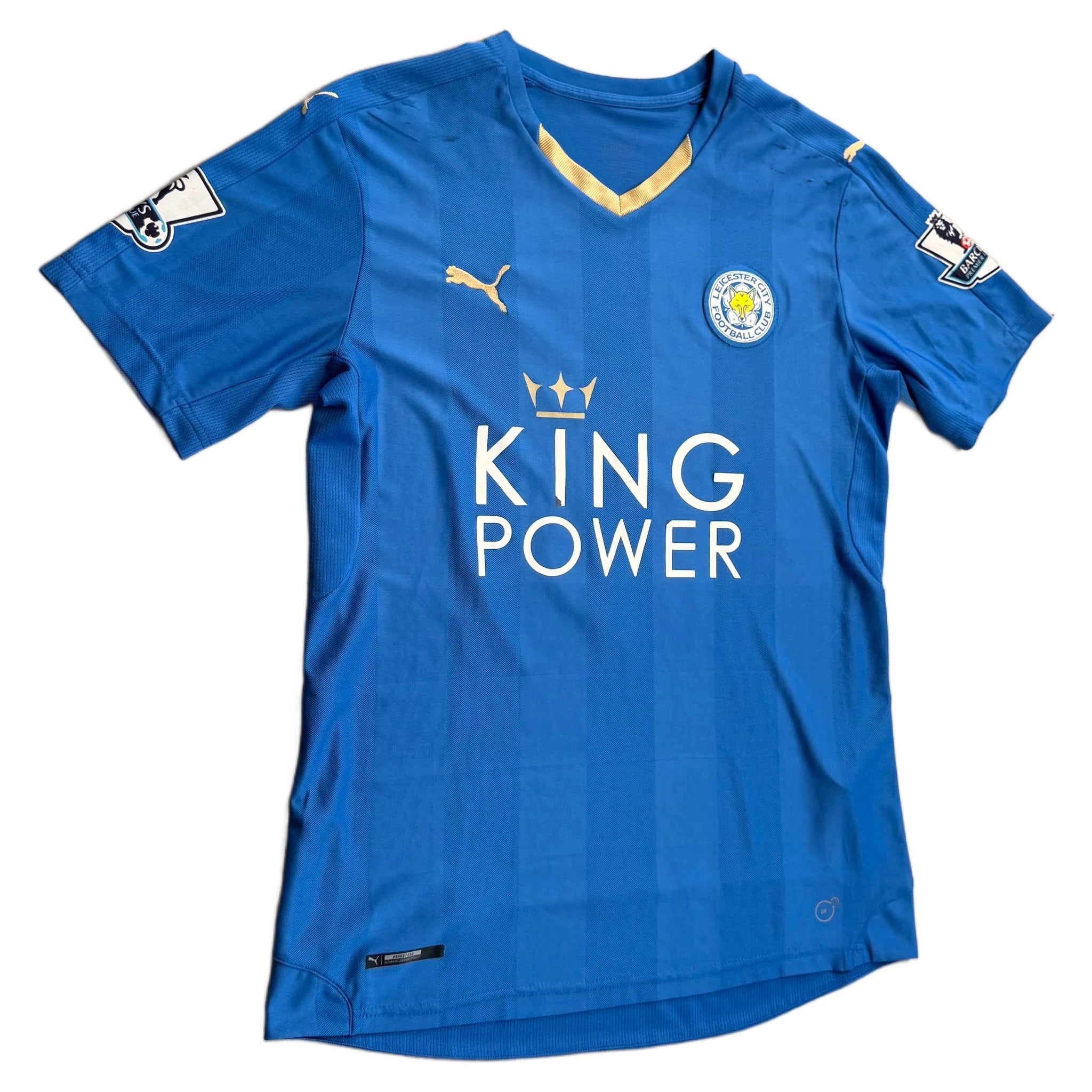 Leicester City Home Shirt - White - XL - 2015