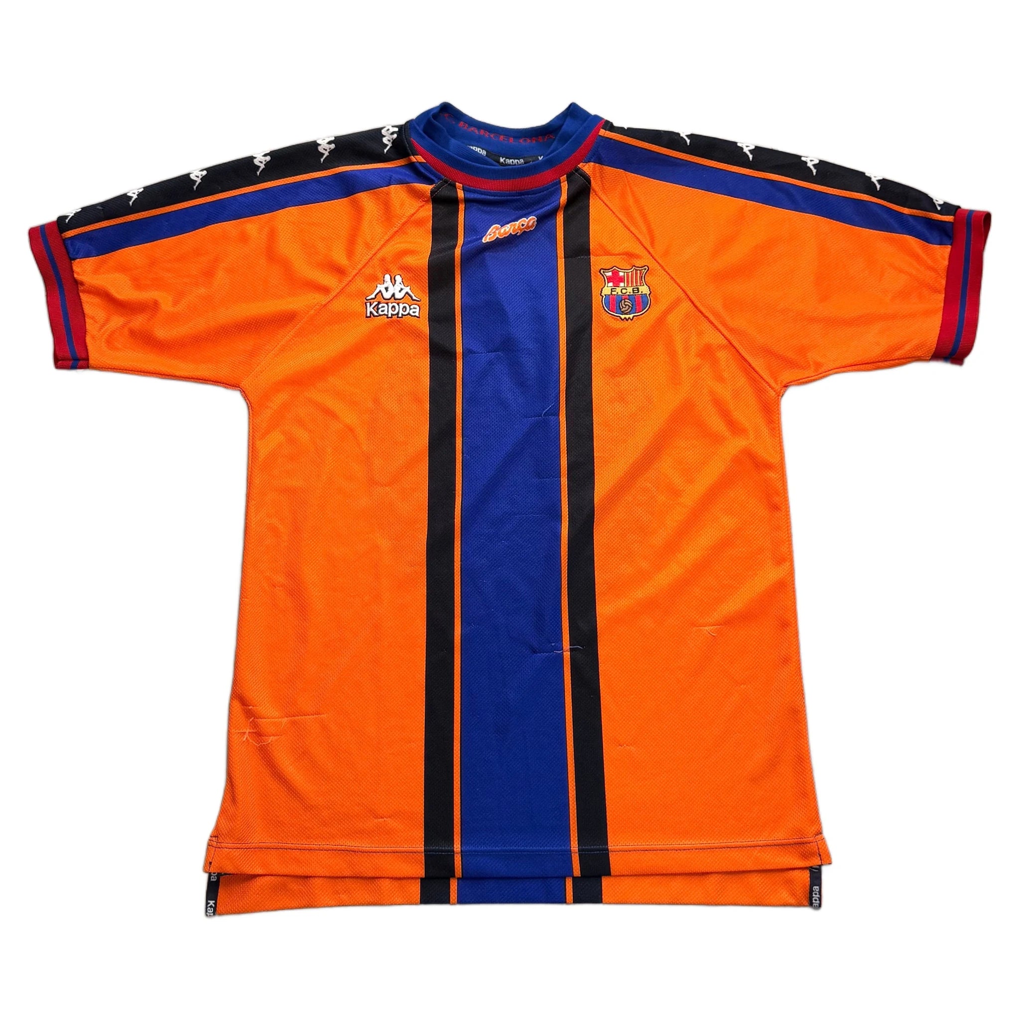 FC Barcelona Away Shirt - Blue - XL - 1997-98