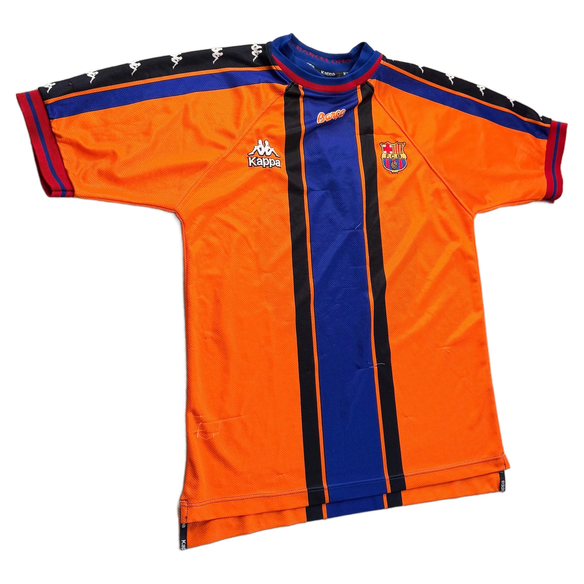 FC Barcelona Away Shirt - Blue - XL - 1997-98