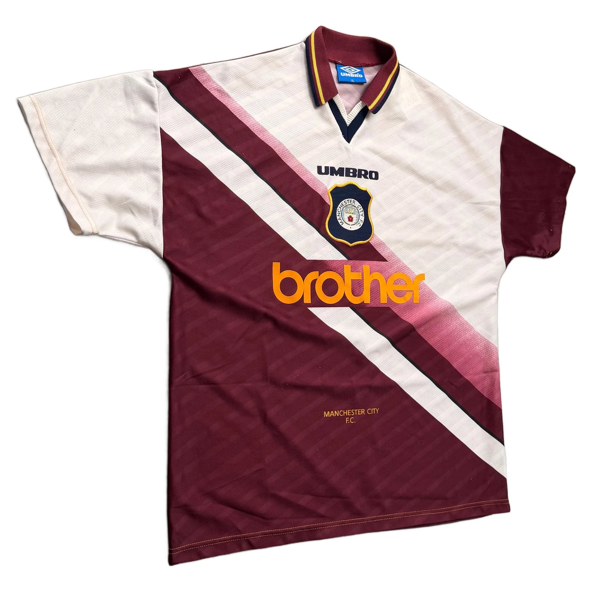 1996-97 Manchester City Away Shirt - XL
