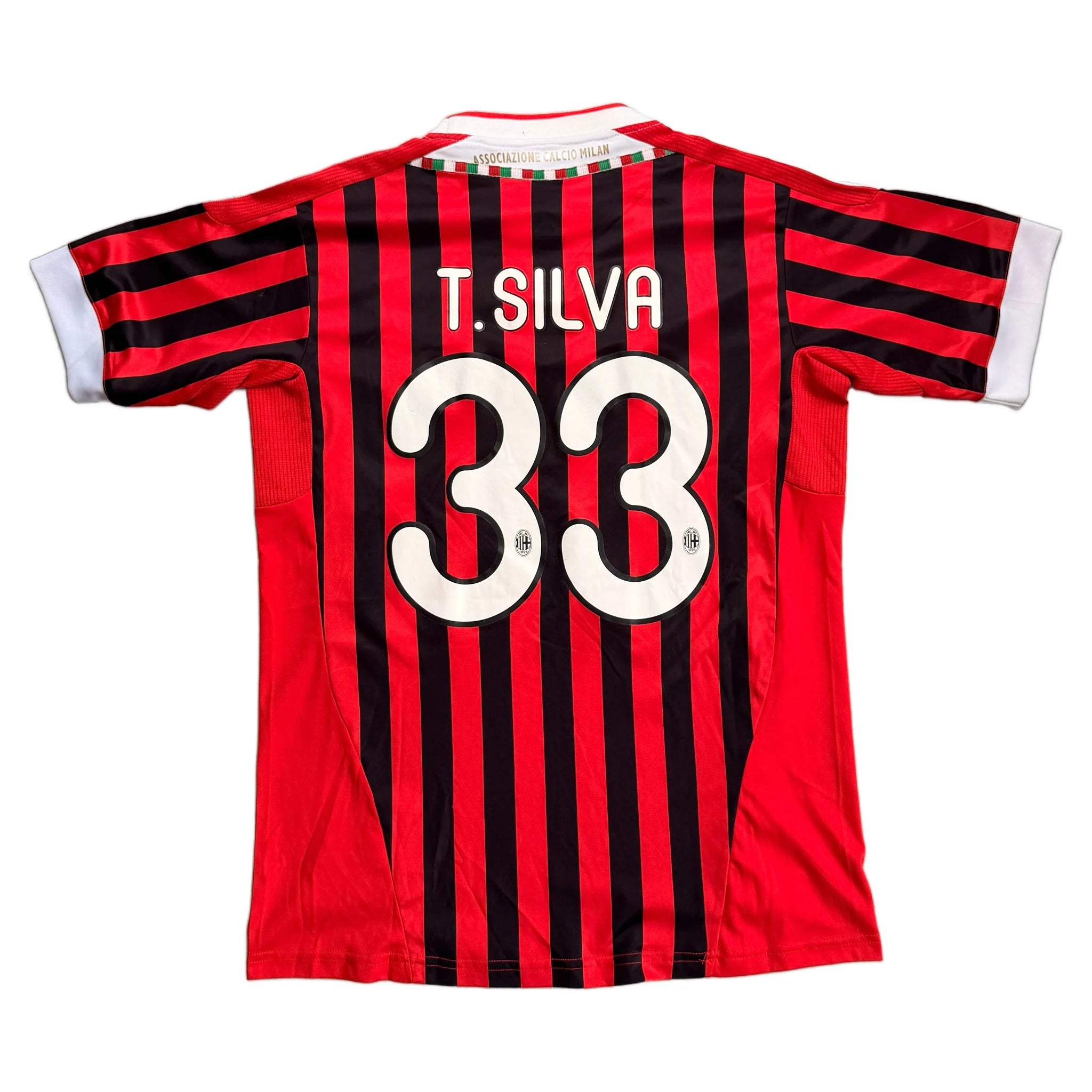 2011-12 AC Milan Home T.Silva Shirt - XL