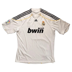 2009-10 Real Madrid Home Ronaldo Shirt - XL