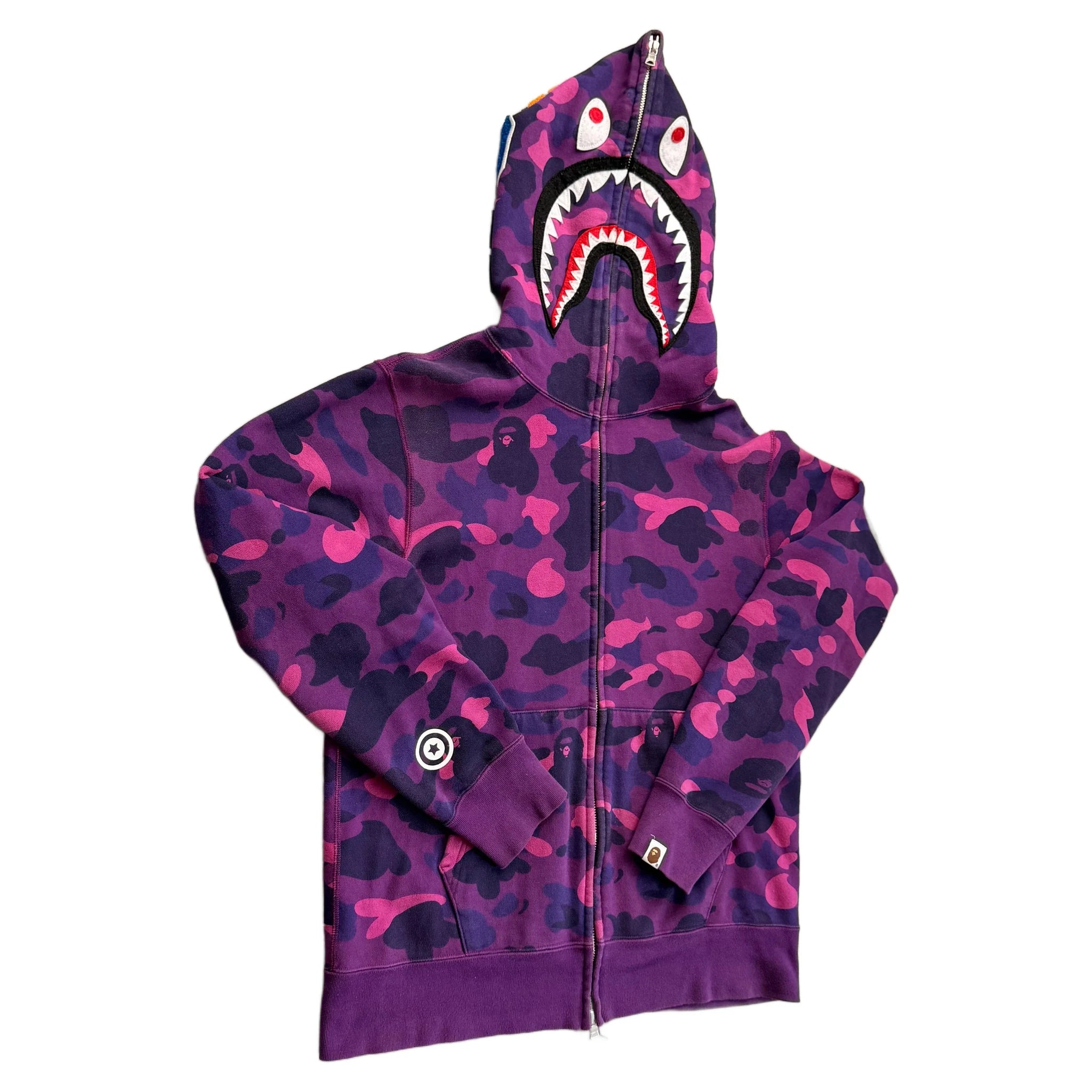 A Bathing Ape (BAPE) Hoodie - Purple - L