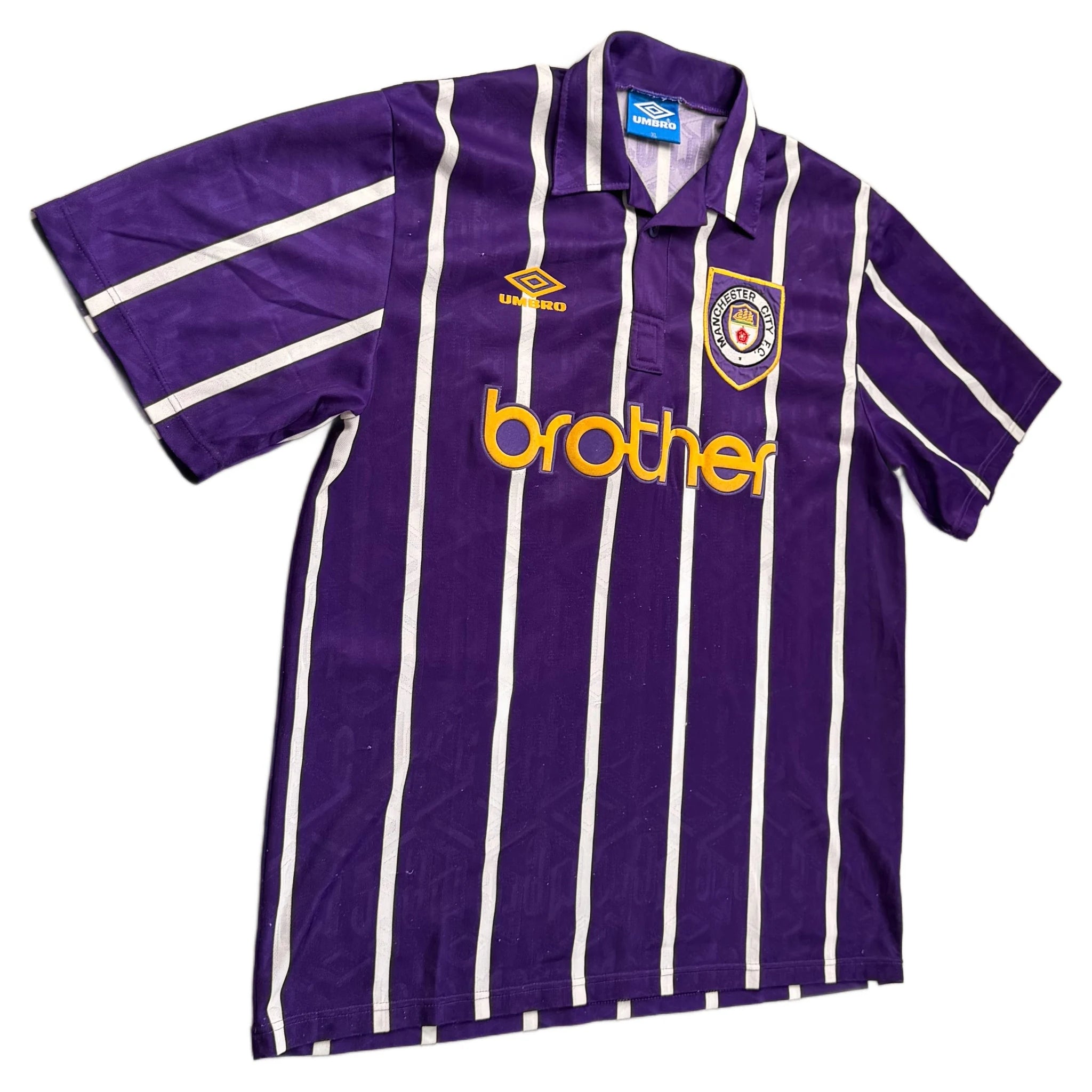 1992-94 Manchester City Away Shirt - XL