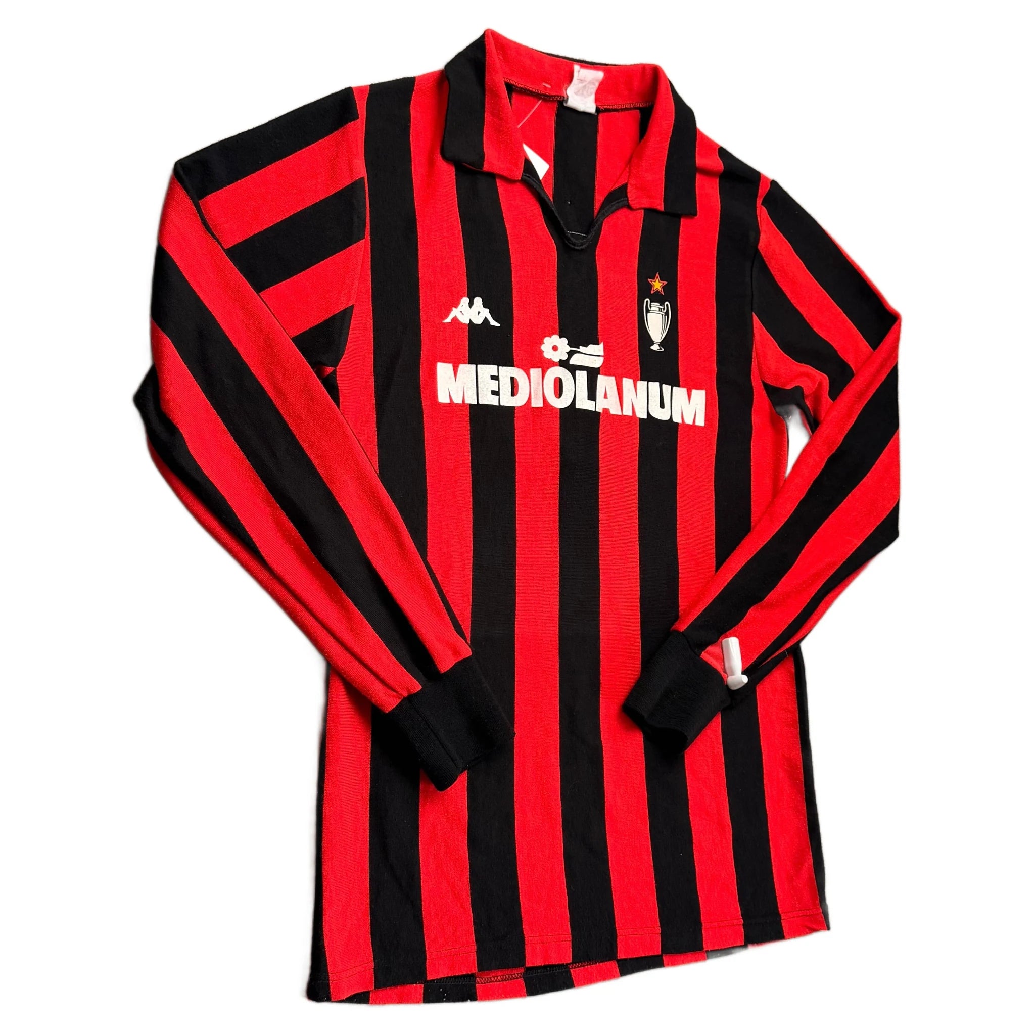 1989-90 AC Milan Home Shirt - L