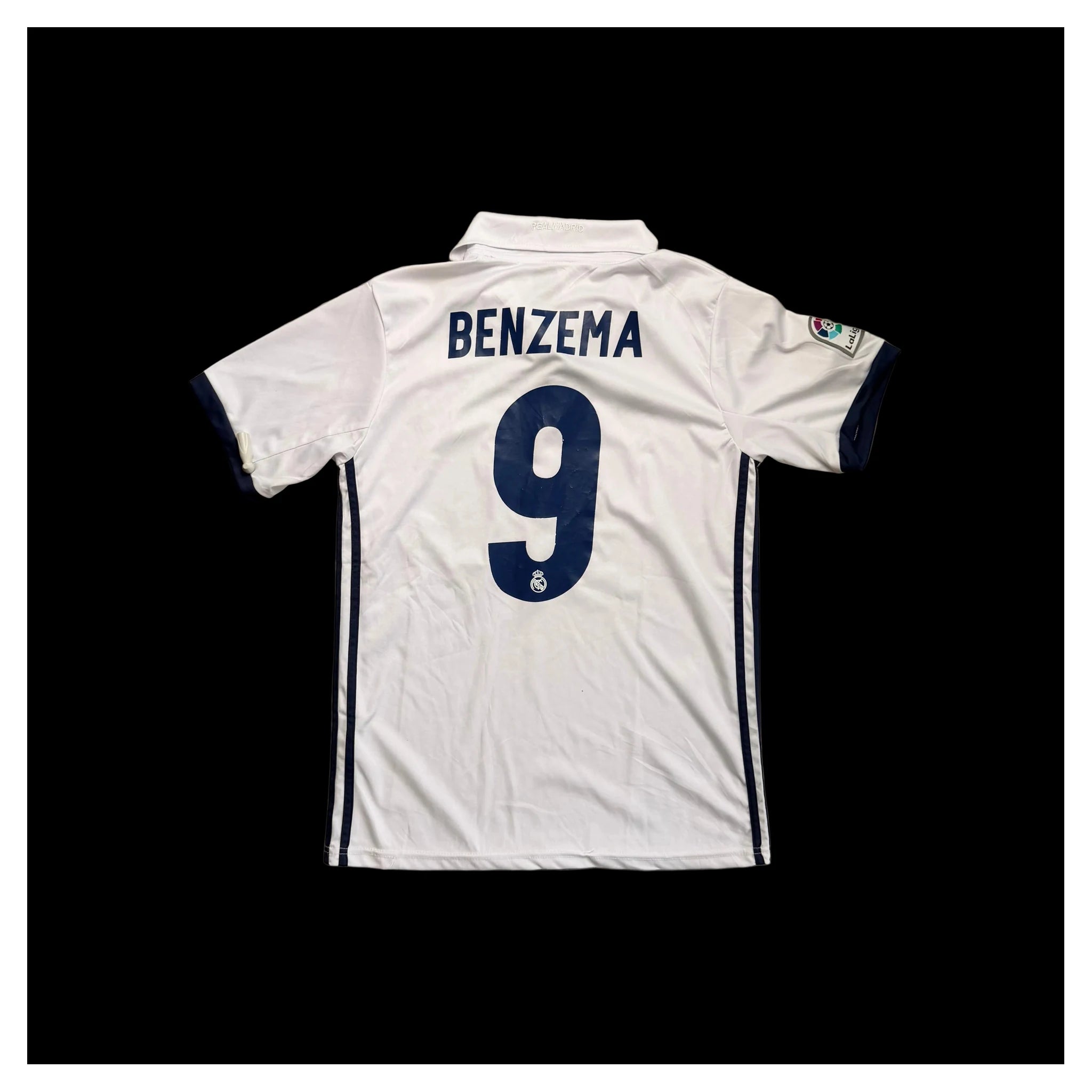 2016-17 Real Madrid Home Benzema Shirt - L