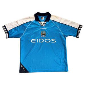 1999-01 Manchester City Home Kennedy Shirt - L