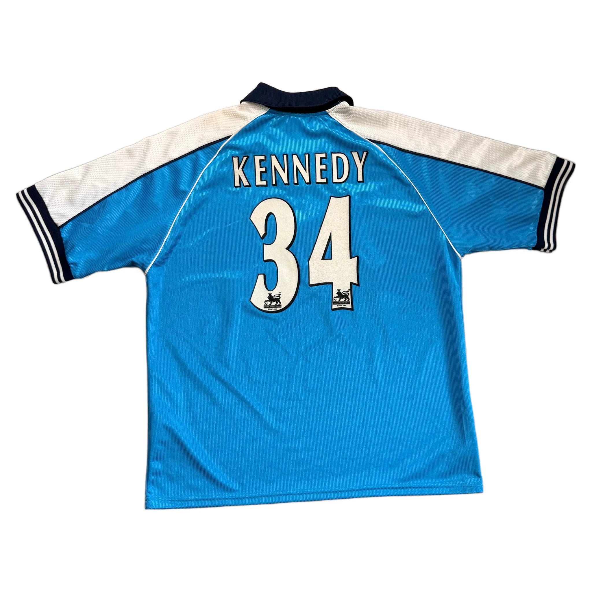 1999-01 Manchester City Home Kennedy Shirt - L