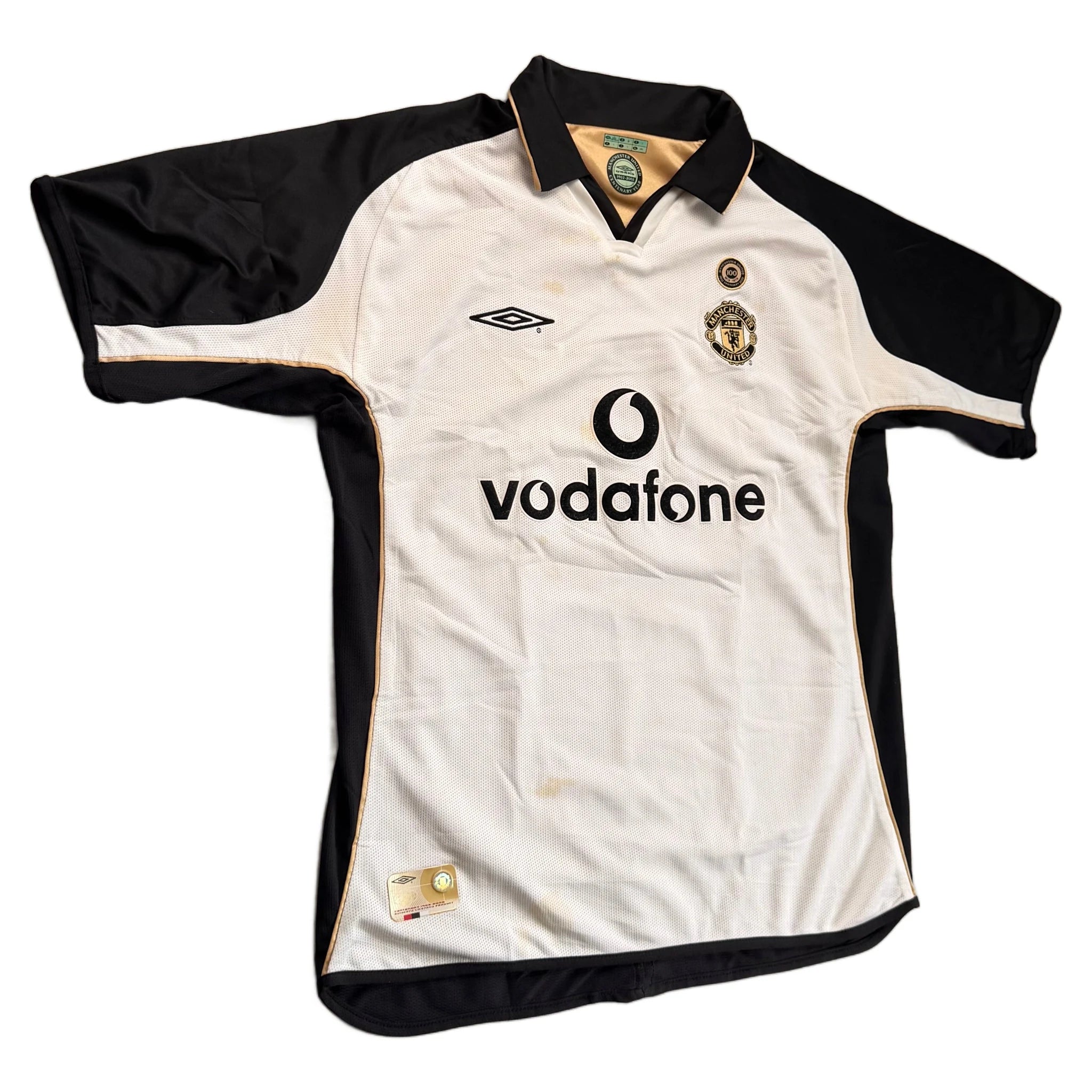 2001-02 Manchester United Away Shirt - L
