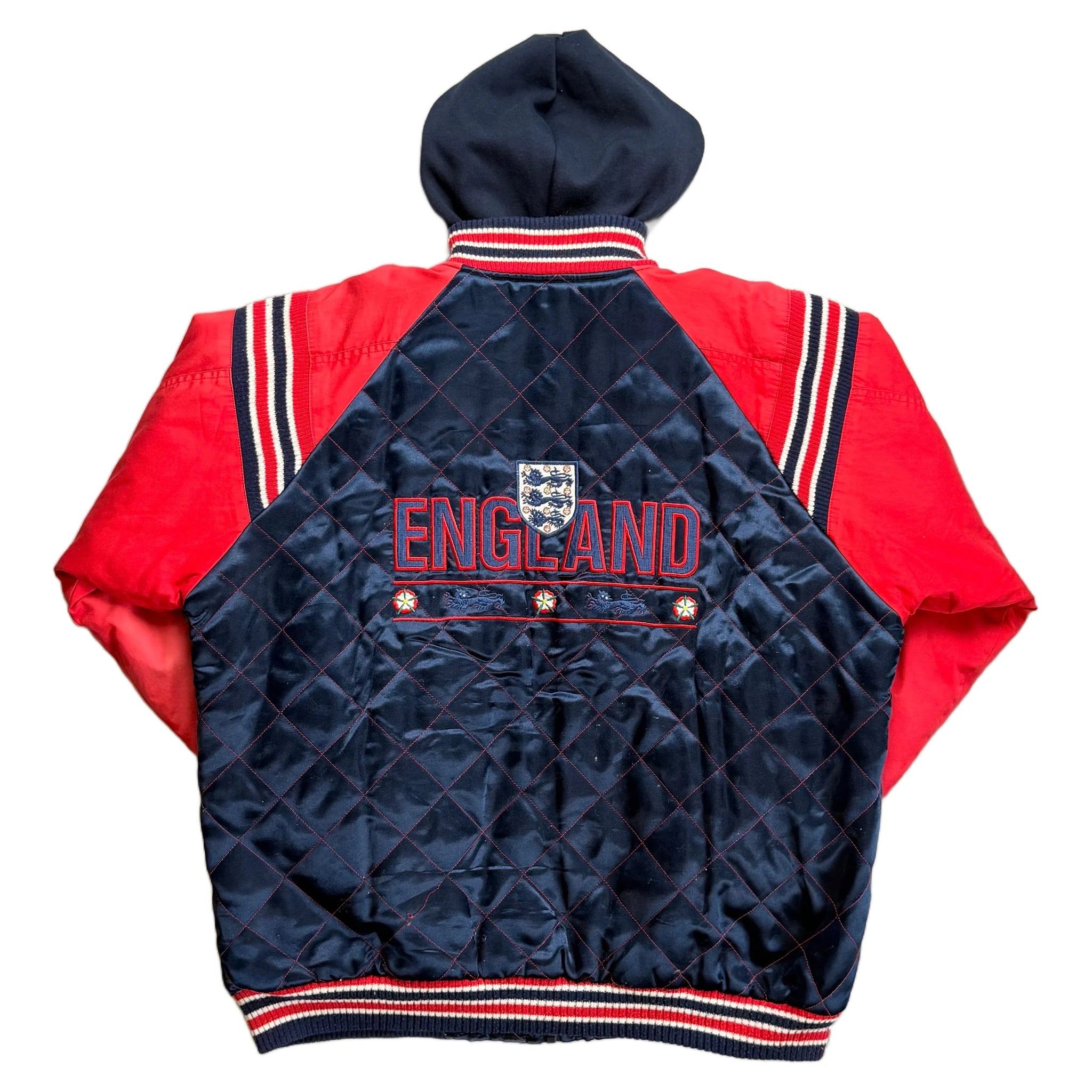 England Varsity Jacket - Navy Blue - L
