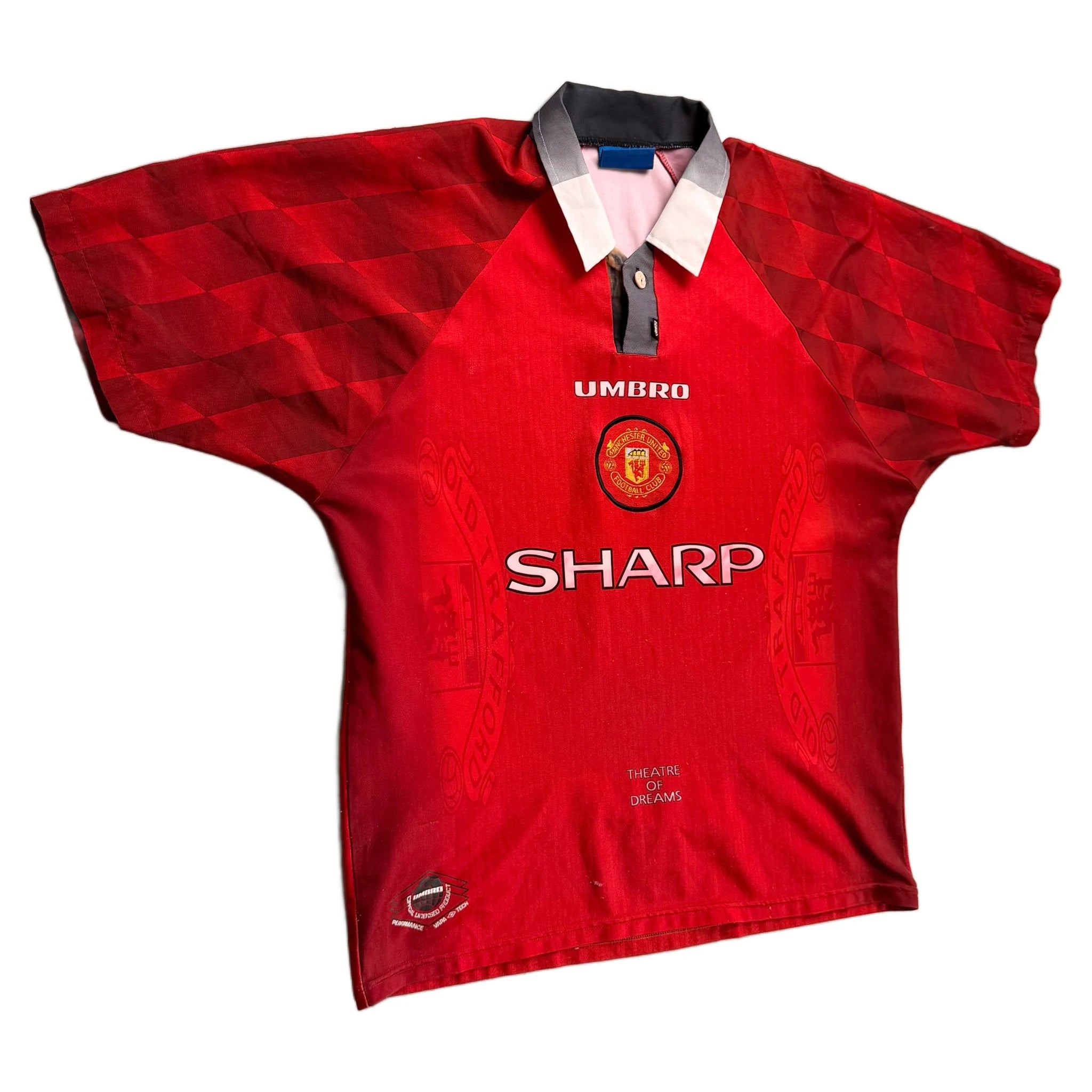 1996-97 Manchester United Home Shirt - L